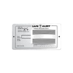 safe t alert 65-542-wt classic carbon monoxide alarm - 12v, 65 series flush mount, white