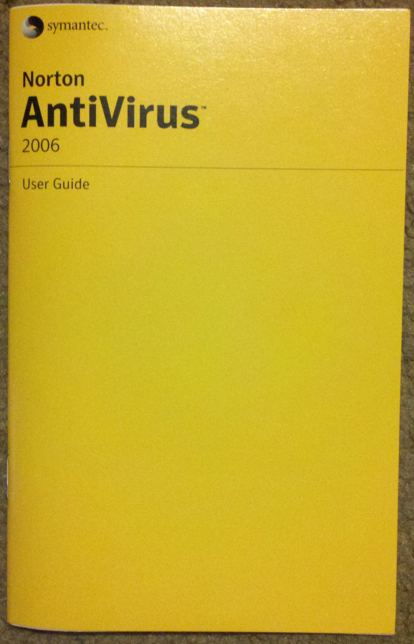 Norton AntiVirus 2006 [Old Version]