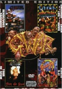 gwar limited edition 4-dvd box set (rendezvous with ragnarok / tour de scum / dawn of the day of the night of the penguins / it's sleazy)