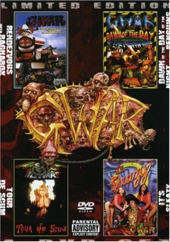 GWAR Limited Edition 4-DVD Box Set (Rendezvous With Ragnarok / Tour De Scum / Dawn of the Day of the Night of the Penguins / It's Sleazy)