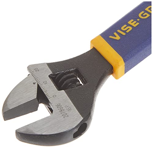 IRWIN VISE-GRIP Adjustable Wrench with Comfort Grip, SAE, 6-Inch (GIDDS2286372)