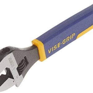 IRWIN VISE-GRIP Adjustable Wrench with Comfort Grip, SAE, 6-Inch (GIDDS2286372)