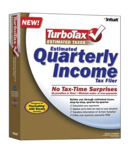 turbotax estimated taxes quarterly income tax filer win/mac