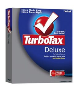 turbotax deluxe no state 2005 win/mac [old version]