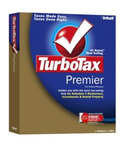 turbotax premier federal returns 2005 win/mac [old version]