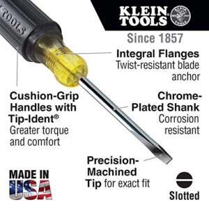 Klein Tools 601-8 3/16-Inch Cabinet Tip Screwdriver, 8-Inch