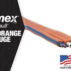 Southwire 63948422 50' 10/3 with Ground Romex Brand SIMpull Residential Indoor Electrical Wire Type NM-B, Orange