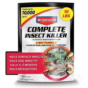 bioadvanced complete brand insect killer for soil and turf, granules, 10 lb