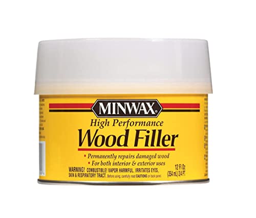 Minwax 21600000 High-Performance Wood Filler, 12-Ounce Can