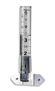 springfield 90106 glass tube rain gauge