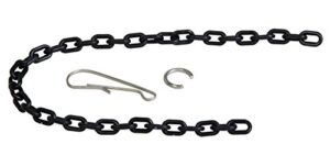 fluidmaster 5104 universal kink free toilet flapper chain replacement black