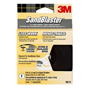 3m sandblaster quick change hub for right angle grinder, 4.5 in.