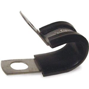 gardner bender ppr-1550 rubber insulated steel clamp, 1/2 in., 1 hole, black