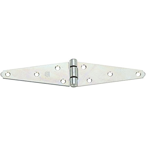 National Hardware N128-017 282 Heavy Strap Hinges in Zinc, 5"