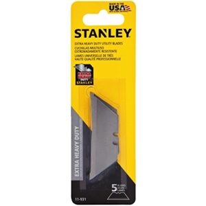 Stanley 11-931 1991 Extra Heavy Duty Utility Blade, 5 Pack