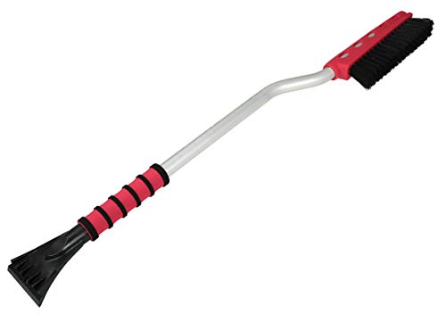 Mallory USA 999CT Snow Brush, Fixed Head, Aluminum, 35-1/2In, Assorted Colors