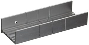 zona 35-260 aluminum wide slot miter box, slot size 031-inch, slot angles 45, 90, cutting depth 3/4-inch, cutting width 1-3/4-inch, length 5-1/2-inch