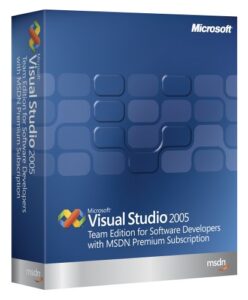 microsoft visual studio team edition for software developers 2005 w/msdn premium renewal old version