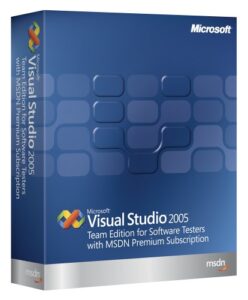 microsoft visual studio team edition for software testers 2005 w/msdn premium renewal old version