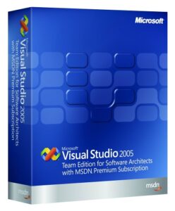 microsoft visual studio team edition for software architect 2005 w/msdn premium renewal old version