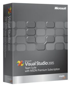 microsoft visual studio team suite 2005 programs w/msdn premium renewal old version