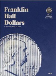 whitman coins half dollar folder,franklin,1948-63 whc090329