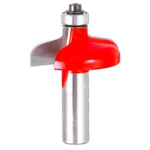 freud 99-063: 1-3/4” (dia.) no lip door edge bit with 1/2" shank, perma-shield coating red, pack of 1