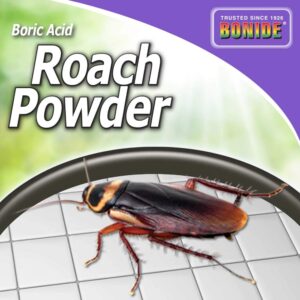 bonide boric acid roach powder, 1 lb. ready-to-use odorless & nonstaining formula, kills roaches, ants and more