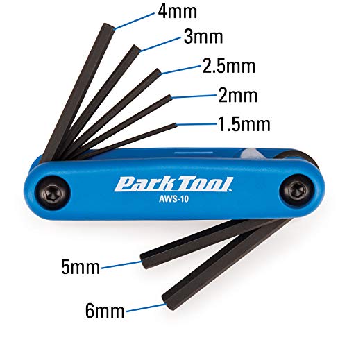 Park Tool AWS-10 Fold-Up Hex Wrench Set