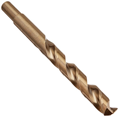 Irwin Tools 3016029 Single Cobalt Alloy Steel High-Speed Steel Drill Bit with Reduced Shank, 29/64" x 5-5/8"