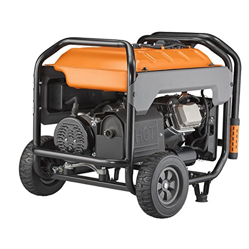 Generac 7162 8000 Watt Electronic Fuel Injection Portable Generator-EPA/CARB, Orange, Gray, Black