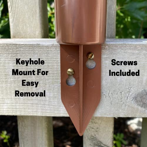 World's Coolest Rain Gauge, Mount, Plastic, Measure, Monitor, Conserve, Precipitation, Easy to Read, Deck, Patio, Garden, Lawn, Made in The USA