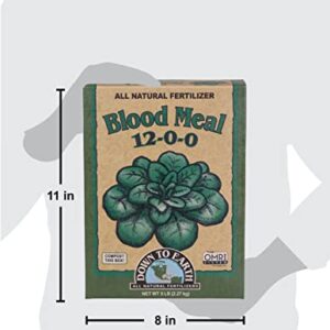 Down to Earth Blood Meal Fertilizer Mix 12-0-0, 5 lb