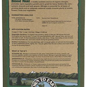 Down to Earth Blood Meal Fertilizer Mix 12-0-0, 5 lb