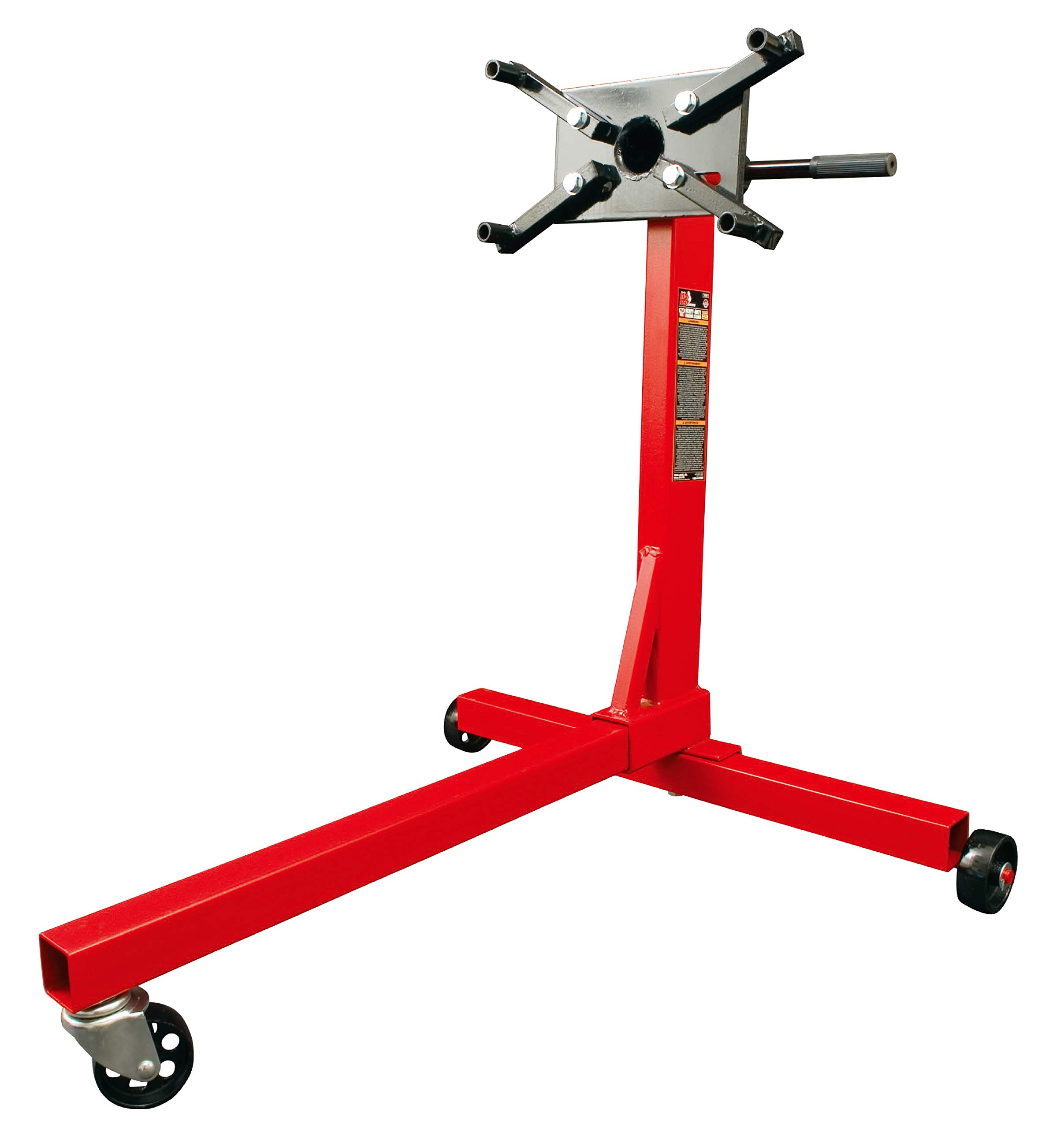 BIG RED T23401 Torin Steel Rotating Engine Stand with 360 Degree Rotating Head: 3/8 Ton (750 lb) Capacity, Red