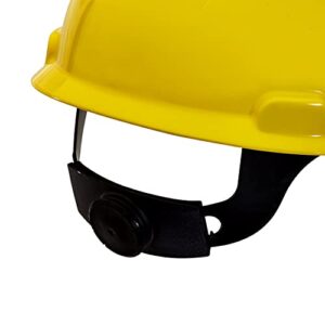 3M Non-Vented Hard Hat with Ratchet Adjustment, Medium, Yellow