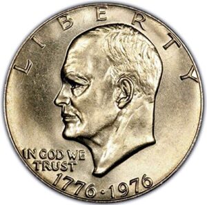 1776-1976 eisenhower bicentennial dollar coin