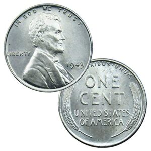 1943 u.s. lincoln "steel" cent