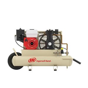 ingersoll-rand ss3j5.5gh-wb 5.5 horsepower 8 gallon oiled gas twin pontoon compressor