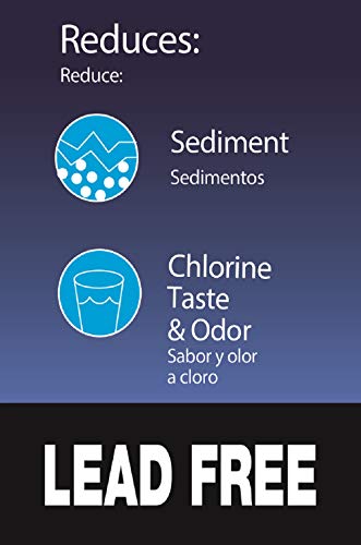 Watts Inline Water Filter 20,000 gallon Capacity- Inline Filter for refrigerator, Ice Maker, Under Sink, and Reduces Bad Taste, Odors, Chlorine and Sediment in Drinking Water