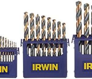 IRWIN Drill Bit Set, High-Speed Steel, 29-Piece (3018005)