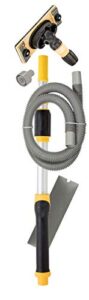 hyde tools 09175 drywall vacuum sander, silver ,gray, with pole