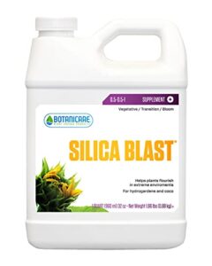 botanicare silica blast, plant supplement, 0-0-0.5, 1 qt.