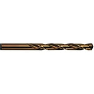 irwin tools 3016021 single cobalt alloy steel high-speed steel drill bit, 21/64" x 4-5/8"