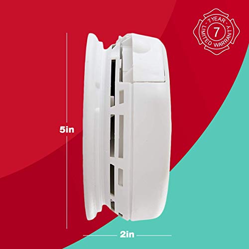 First Alert SCO501CN-3ST Wireless Interconnected Combination Smoke and Carbon Monoxide Alarm with Voice Location, Battery Operated