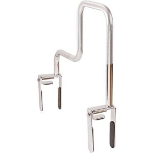 DMI Grab Bar Tub and Shower Handle, Bathtub Grab Bar, Safety Rail, For Safety and Stability, Rust Resistant, Chrome