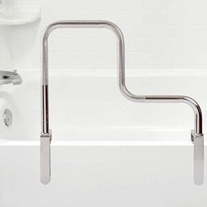 DMI Grab Bar Tub and Shower Handle, Bathtub Grab Bar, Safety Rail, For Safety and Stability, Rust Resistant, Chrome