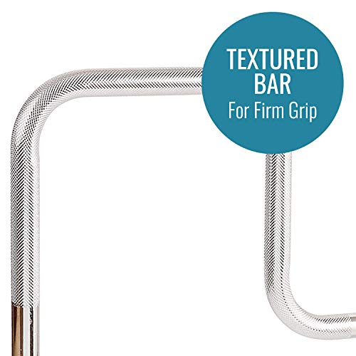 DMI Grab Bar Tub and Shower Handle, Bathtub Grab Bar, Safety Rail, For Safety and Stability, Rust Resistant, Chrome