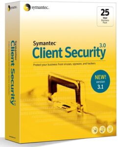symantec client security 3.1 business pack 25 user [old version]