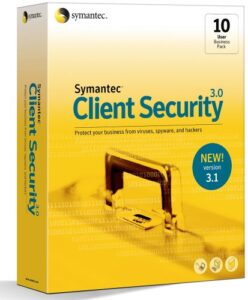 symantec client security 3.1 with groupware protection business pack 10 user
